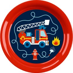 117-18150 Teller Feuerwehr (Wenn ich mal