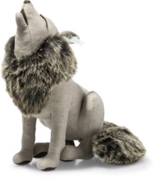 120-025020 Wolf heulend 38 cm hellbraun s