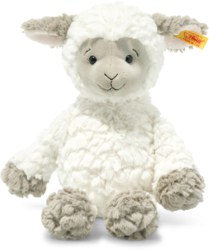 120-073427 Lita Lamm, 30 cm - weiss/braun