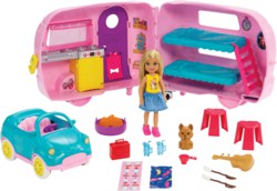 145-FXG900 Barbie Chelsea Camper und Pupp