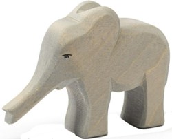 168-20424 Elefant klein Rüssel gestreckt