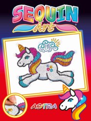 171-8011701 Sequin Art - Red: Einhorn Mamm