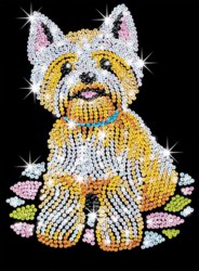 171-8040827 Sequin Art - Red: Westie Mammu