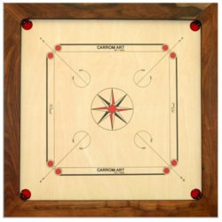 187-04158 Carrom 'Winit' 88 x 88 cm Weib