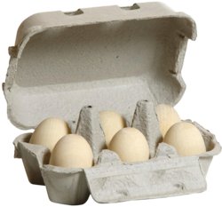 189-17010 Eier, weiß (6 Stück) Erzi Kauf