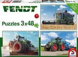 223-56221 Fendt Puzzle in 3 verschiedene