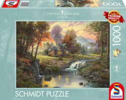 223-58445 Thomas Kinkade Holzhaus am Bac