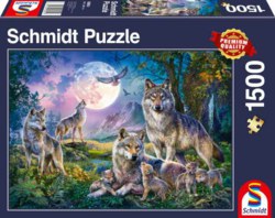 223-58954 Wölfe Schmidt Puzzle, Erwachse