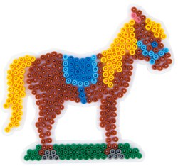 250-281 Bügelperlen Stiftplatten Pferd
