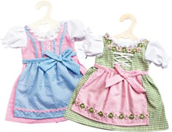 255-1111 Dirndl Heless Puppenkleidung, 