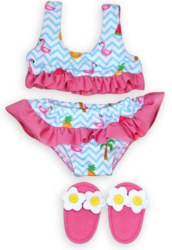 255-199 Flamingo-Bikini, 28-35 cm Pupp