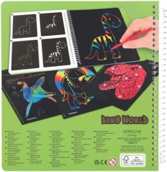 262-0011662 Dino World Magic Scratch Book 
