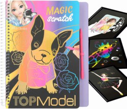 262-0012410 TOPModel Magic Scratch Book De