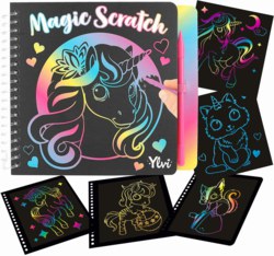 262-0012426 Ylvi Mini Magic Scratch Book D
