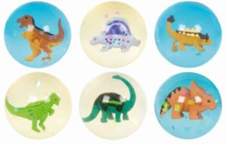 266-16092 Flummy mit 3D Dinosauriereins 