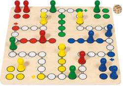 266-56643 Brettspiel Ludo XXL 45 x 45 cm