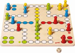 266-56710 Brettspiel XL Ludo 28 x 28 cm 