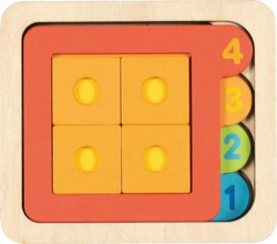 266-57350 Schichtenpuzzle Zahlen und geo