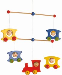 266-760270 Mobile Zug Heimess, Holz mit 5