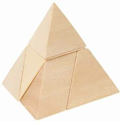 266-HS108 Puzzle, Dreiseitige Pyramide G