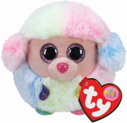 268-42511 Puffball Pudel: Rainbow, 10 cm