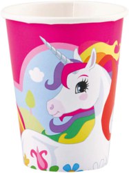 270-9902102 8 Becher Einhorn, 250ml Riethm