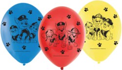 270-9903825 6 Latex Ballons Paw Patrol 23c