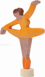 285-03327 Steckfigur Ballerina Orangenbl