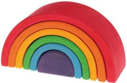 285-10700 Regenbogen mittel bunt, 6-teil