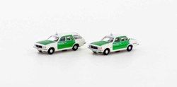 312-LC4511 Opel Rekord D 2er Set Polizei 