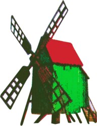315-37156 Windmühle, 2 Stück Kibri, Mode