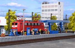 315-39557 Moderner Bahnsteig mit LED-Bel