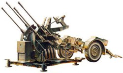 318-300035091 WWII Deutsches 20mm Flakvierli
