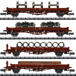 319-T18707 Niederbordwagen-Set 4-tlg., DB