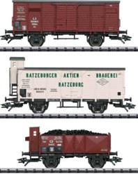 319-T24148 Güterwagen-Set der KPEV TRIX, 
