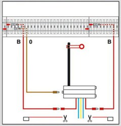 320-074043 Signal-Anschlussgarnitur zum C