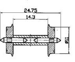 321-40182 NEM-H0-Normradsatz Roco, Spur 