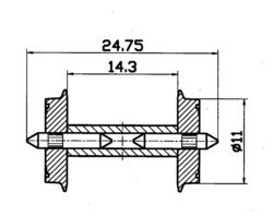 321-40192 NEM-H0-Normradsatz Roco, Spur 