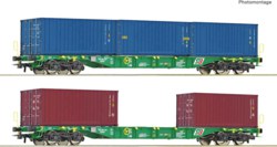 321-76007 2-tlg. Set: Containertragwagen