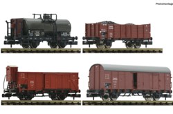 322-880907 4-tlg. Set: Güterwagen, DR Fle