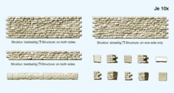 324-18215 Bruchsteinmauer: 10 beidseitig