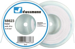 325-68623 25 m Kabelring, 0,14 mm², weiß