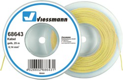 325-68643 25 m Kabelring, 0,14 mm², gelb