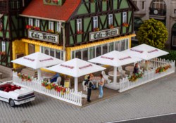 326-45138 Biergarten-Schirme, 4 Stück H0