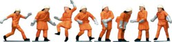 328-151036 Feuerwehrleute, Uniform orange
