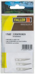 328-170682 3 Ersatzklingen für Bastelmess