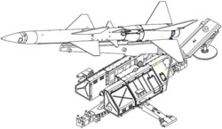 328-382933 SAM-2 mit Abschussrampe Faller
