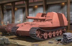 328-751540 Geschützwagen Tiger Grille 21/