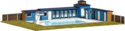 329-1433 Freibad Busch Modellbau Spur H