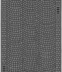 330-48592 Kopfsteinpflaster, 100 x 4 cm 